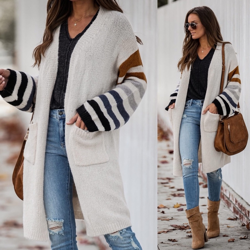 Wishlist fall cardigan sweater oversized M/L pit to pit 24.5”